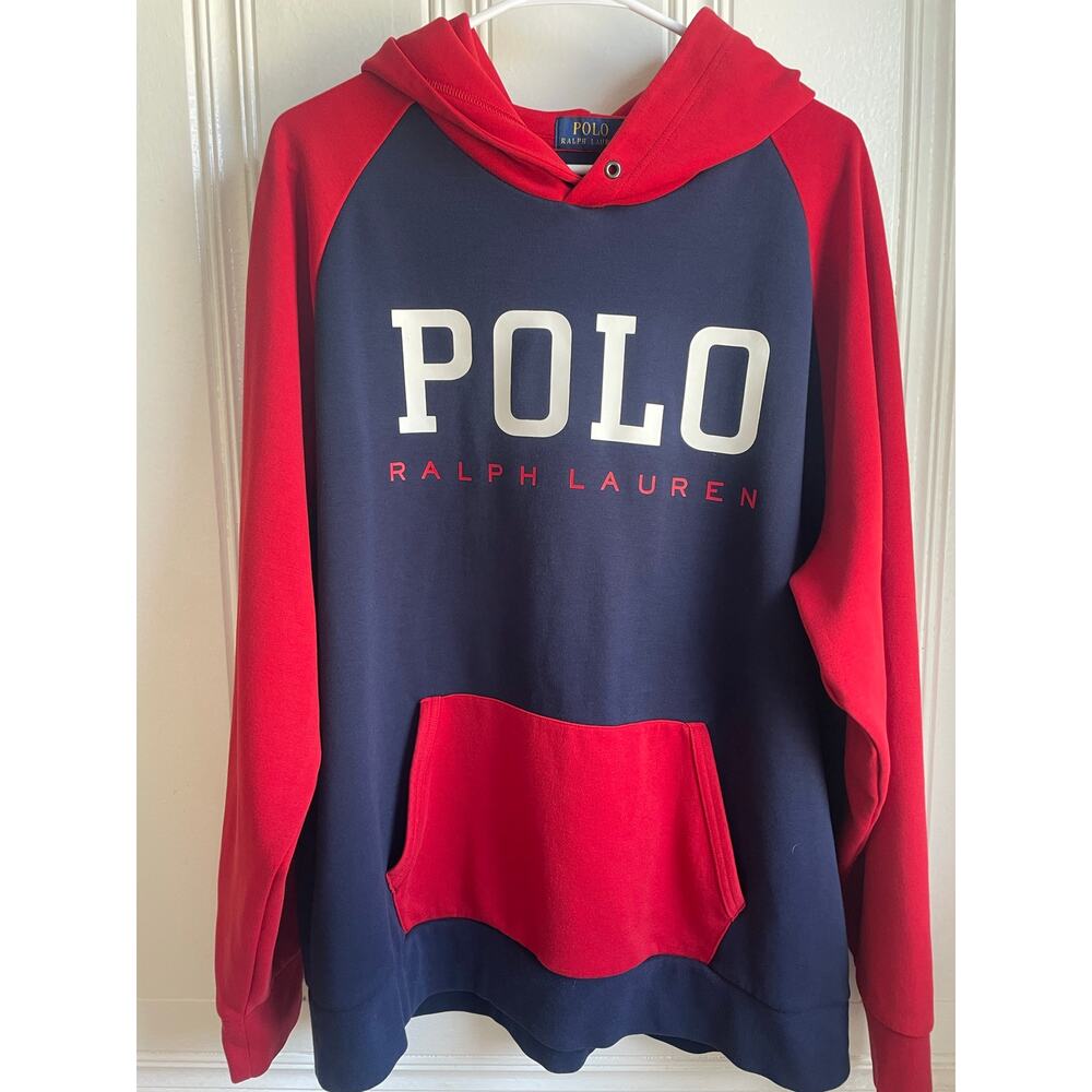 Polo Ralph Lauren Colorblock Logo Men’s Hoodie size XL